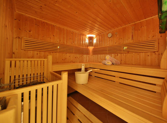 Sauna im Appartements Pamela in Serfaus 